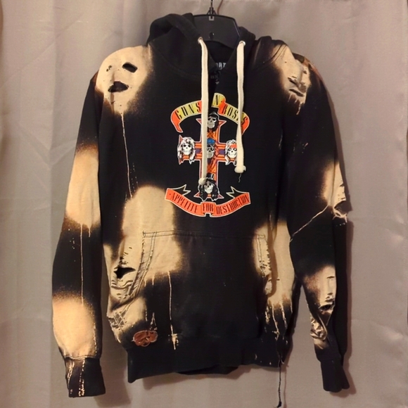Guns N' Roses distressed hoodie - Picture 1 of 14